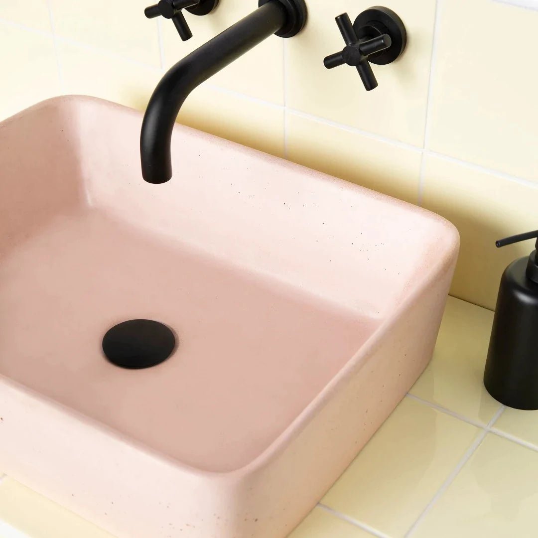 Handmade Counter Basin Sink - SOFT RECTANGLE - Artisan Basins Company