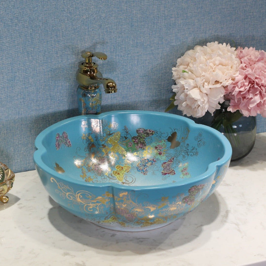 Petal Decorative Sink Basin for Vanity - MARGARET - Artisan Basins Company