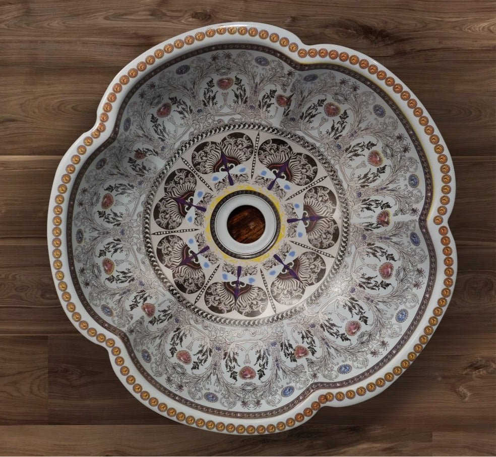 Porcelain Bowl Basin for Vanity - KATHLEEN - Artisan Basins Company