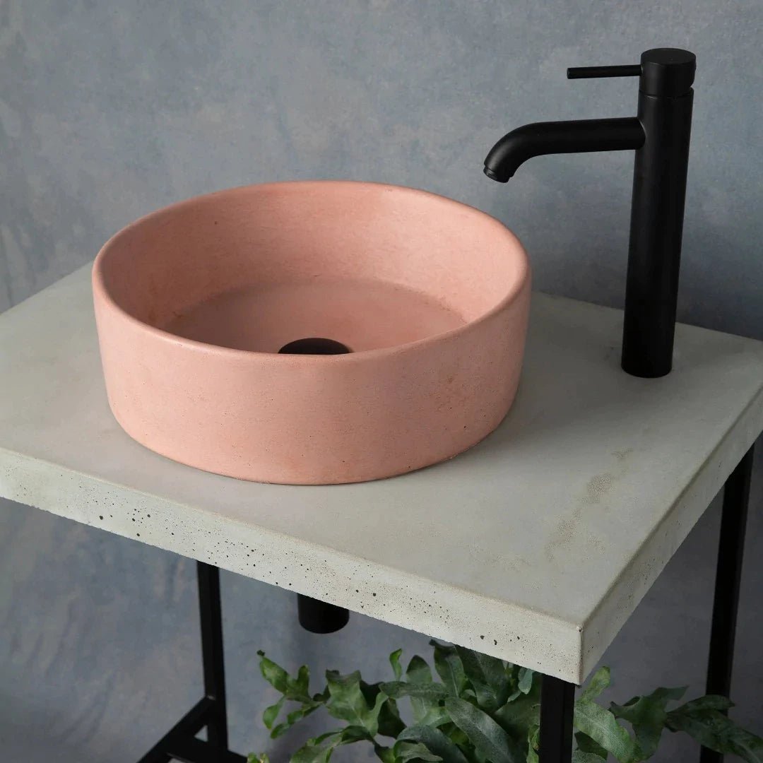 Concrete Countertop Vanity Sinks - ROUND - Artisan Basins Company