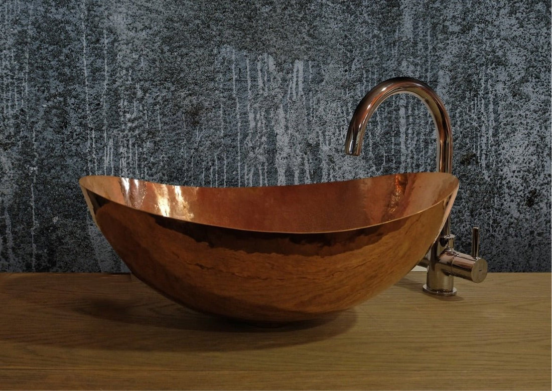 Copper Sink Wash Basin - NEVA - Artisan Basins Company