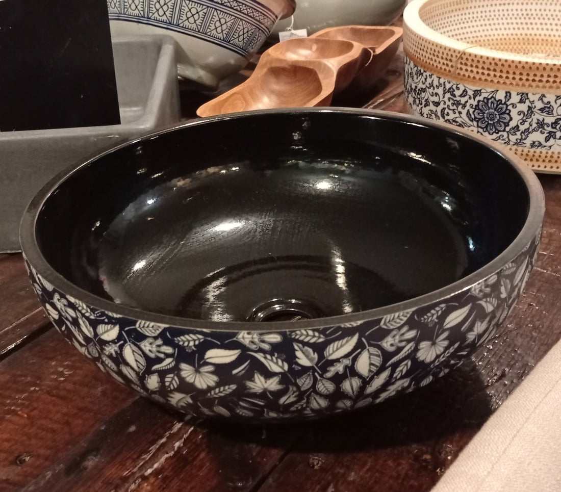 Porcelain Bowl Basin for Vanity - JOSEPHINE - Artisan Basins Company